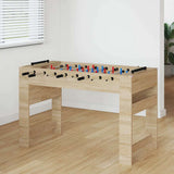 Foosball Table Sonoma Oak 125 x 60.5 x 80 cm Engineered Wood 858886