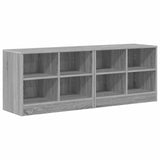 Bed Cabinet 2 pcs Grey Sonoma 66 x 33 x 48 cm Engineered Wood 893728
