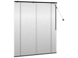 Venetian Blind Black 110 x 160 cm 35 mm Solid Paulownia Wood 42015493