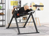 Gravity Inversion Table with Safety Belt Adjustable Hand Stand for Muscle Pain Relief, Red T3398P376836