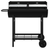 Charcoal grill 96.5 x 42.5 x 88.5 cm Black 42030068