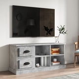 TV Cabinet Concrete Grey 102x35.5x47.5 cm Engineered Wood 816180