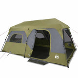 Family Tent 9-Person Green Quick Release Waterproof 94299