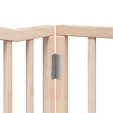 Dog Gate with Door Foldable 10 Panels 800 cm Poplar Wood 3155611