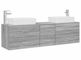 Bathroom Cabinet Set 3 pcs Grey Sonoma 53 x 34.5 x 63 cm 3405864