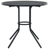 Stackable Garden Chair Set 3 pcs Anthracite Powder-coated Steel 3283756