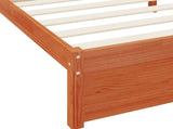 Bookcase Bed with Headboard with Storage Solid Pine Wood 3423792