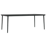 Garden Dining Set Black 3099100
