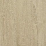 Bed Frame Sonoma Oak Engineered Wood Double Bed Frame 3280407