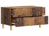 Bedside Table Old Wood 62 x 34.5 x 48 cm Engineered Wood 895013
