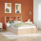 Bed Frame without Mattress 150x200 cm King Size Solid Wood Pine 3323452