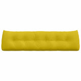 Back Pillow Yellow 180 x 24 x 50 cm Velvet 42014581