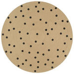 Handmade Rug Jute with Print Polka Dot 150 cm 133688