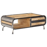 247804 Coffee Table 100x50x35 cm Solid Mango Wood