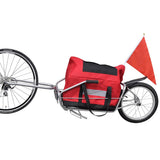 Bike Trailer One-wheel with Storage Bag 90621