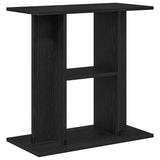 Aquarium Stand Black Oak 60x30x60 cm Engineered Wood 862148