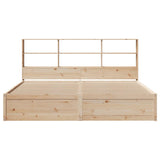 Bed Frame without Mattress 180x200 cm Super King Solid Wood Pine 3323446