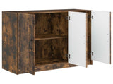 Sideboard Smoked Oak 89 x 34.5 x 77 cm Engineered Wood 895800