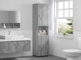 Bathroom Cabinet Set TULUM Grey Sonoma 37 x 31.5 x 203 cm 880357