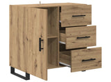 Sideboard with Drawer Artisan Oak 69.5 x 34 x 90 cm 881541