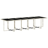 Garden Dining Set Light Grey 3211187