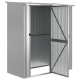 Garden Shed Grey 180.5x97x209.5 cm Galvanised Steel 150904