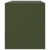 TV Cabinets 2 pcs Olive Green 67x39x44 cm Steel 841748