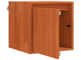 Wall Cabinet Wax Brown 30 x 30 x 40 cm Solid Pine Wood 869867