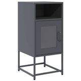 ZNTS Bedside Cabinet Anthracite 36x39x78 cm Cold-rolled Steel 853412