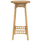 Outdoor Bar Table Round 55x100 cm Bamboo 4108230