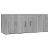 Wall Mounted TV Cabinet Grey Sonoma 100x34.5x40 cm 816638