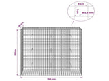Gabion with 3.5 mm Wire and 5x5 cm Mesh 150x30x150 cm 3462261