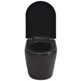 Wall Hung Toilet Ceramic Black 244271