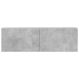 3 Piece TV Cabinet Set Concrete Grey Engineered Wood 3114481