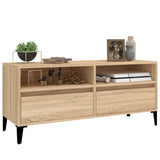 TV Cabinet Sonoma Oak 100x34.5x44.5 cm Engineered Wood 831904