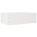 Garden Planter White 70x40x23 cm Solid Wood Pine 847219