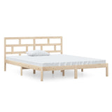 Bed Frame without Mattress Small Double Solid Wood 3101188