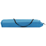ZNTS Two Person Folding Sun Lounger Blue Steel 310352