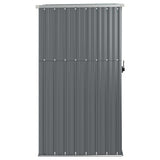 Garden Tool Shed Grey 88x89x161 cm Galvanised Steel 316206