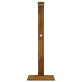 Outdoor Shower 219 cm Solid Acacia Wood and Stainless Steel 903116