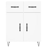 Highboard White 69.5x34x180 cm Engineered Wood 3199905
