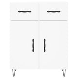 Highboard White 69.5x34x180 cm Engineered Wood 3199905