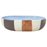 Countertop Basin Multicolour Oval 59x40x14 cm Ceramic 155108