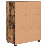 Bathroom Cabinet with Storage Smoked Oak 60 x 35 x 80 cm 883309