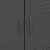 Storage Cabinet Anthracite 80x35x101.5 cm Steel 336141