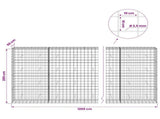 Gabion with 3.5 mm Wire and 10x10 cm Mesh 1200x50x200 cm 3463362