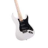 GST Stylish Electric Guitar Kit with Black Pickguard White 87751298