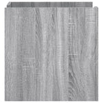 ZNTS Bedside Cabinet Grey Sonoma 45x50x50 cm Engineered Wood 848288