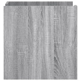 ZNTS Bedside Cabinet Grey Sonoma 45x50x50 cm Engineered Wood 848288