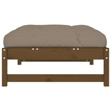 Garden Footstool Honey Brown 120x80 cm Solid Wood Pine 825740